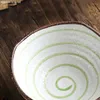 Skålar oregelbunden personlighet japansk skål soppa frukt sallad keramik hushåll har stora enkla matbordsmaterial