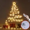 Decorações de Natal Fairy Fairy Light Lightweight Bendable High Brightness Wireless Control Led Party Prop String Crie atmosfera