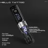 Tattoo Machine Ambition Soldier Professional Wireless Pen 1800 MAH -batterij met digitale LED draagbaar power display voor body art