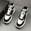 Jurk bruiloft designer feestschoenen lente mode ademende gevulkaniseerde casual sneakers rond teen dikke bodem busi