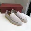 Designer Loropiana Charms Scarpe Pina Lefu Scarpe Uomo 2023 New Autumn British Style Lp One Foot Pedal Lazy Casual Soft Sole Single Shoes