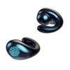 Wireless Earphones Headphone Bone Conduction Bluetooth LED Display Hi-Fi Headset Ear Hook 2200mah Cellphone Power Bank Transparency Charging Case Auto Pairing