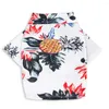 Camisetas de estilo de praia havaiana de roupas de cachorro roupas de verão finas respiráveis ​​para cães pequenos cachorrinho colete de gato de gato chihuahua yorkies poodle