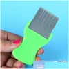 Dog Grooming Pets Dogs Comb For Nits Lice Pocket Pet Get Rid Of Flea Pin Cat Hair Shedding Supplies Tool C740 Drop Delivery Home Gard Dhcls