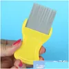 Dog Grooming Pets Dogs Comb For Nits Lice Pocket Pet Get Rid Of Flea Pin Cat Hair Shedding Supplies Tool C740 Drop Delivery Home Gard Dhcls