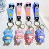 Bijoux d'animation mignonne Keychain de différentes couleurs