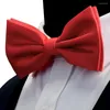 Bow Ties Classic Tie voor man Solid Color Water Proof dubbele vouw Bowtie Party Wedding Accessories Vrouwelijke geschenken