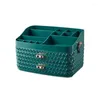 Storage Boxes Makeup Organizer Drawers Plastic Cosmetic Box Desktop Dust-proof Household Case Jewelry Skin Care Shelf