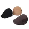 Bérets haute qualité 7 couleurs rétro adulte hommes décontracté Lvy chapeau été hiver Sboy conduite Cabbie casquettes plates