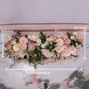 Decoratieve bloemen muur arrangeren bruiloft boog podium lay -out raam po studio pography flower road lead home decoratie