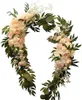 Decorative Flowers 2pcs Wedding Arch Romantic Artificial Floral Swag For Sheer Drapes Chair Arbor Ceremony Reception Arrangement