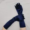 3Pairs/Pack Party Supplies Dinner Gloves Satin Ceremony Women's Nightclub Sunscreen Gloves Halloween Photography Bridal Wedding Gloves Evening Accessories