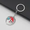 Key Rings Christmas Tree Santa Claus Snowflake Elk Turquoise Key Ring Bag Car Pendant Women Key Chain fashion jewelry New Year M