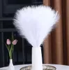 1 paquet de 5 pièces, fausse herbe de pampa grande hauteur moelleuse artificielle fausse fleur bohème décor jonc roseau herbe pour remplissage de vase ferme maison mariage décor