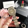 Wristwatches Diamond Women Watches Gold Watch Waties Wrist Writ Luxury Women S Bracelet Female Relogio Feminino 230214