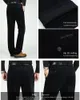 Pantalon en velours côtelé pour homme, décontracté, noir, gris, bleu, épais, droit, extensible, vêtements pour hommes, 2023