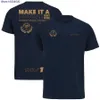 T-shirt homme 2023 nouvelle mode F1 Formule 1 équipe de course Vestapan Champion du monde à manches courtes été loisirs sport respirant