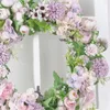 Dekorative Blumen Pfingstrose Kranz Blume Haustür Herbst Herbst Kränze für Hochzeit Wand Indoor Outdoor Dekor