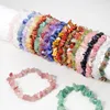 Natural Crystal Stone Armband Oregelbundet grus T￤rna armband Modtillbeh￶r Kvinnor Dekorativa produkter