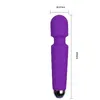 Massager Krachtige Orale Clit Vibrator Massager voor Vrouwen 20 Snelheden AV Toverstaf USB Charge G Spot Massage Volwassen Speeltjes voor Vrouw