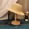 Wide Brim Hats Sun Hat Women's Cap For Women Men Summer Straw Protection Vintage Fashion VisorWide