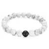 Strand Couples His and Her Bracelet Black Matte Agate Whivy Wowlite 8mm Distância