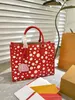 10a L torba krzyżowa Onthego PM TOTE Bag Women 2023 Polka Dots YK Designer Monograms Lady Crossbody Bag 35 cm Torby na ramię