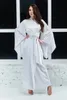 Bruidsmeisje jurk zijden satijnen bruidsjurken lange badjas vrouwen lingerie nachthemd pyjama's slaapkleding luxe huisvesting nachtkleding