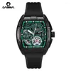 Armbandsur Casima Fashion Mens Mechanical Cool Sport Wrist Watches Silicone Band Waterproof Student CS2164