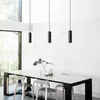 Kolye lambaları Modern Işık Led Silindir Işık Işıkları BedsideKitchen Armatürleri Asma Lamba Çalışması Aydınlatma Armatürü Luminaria