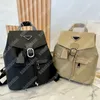 Mode nylon rugzakken vrouw designer rugzak driehoek schoudertassen luxe dames handtassen heren casual schooltas outdoor reistas