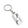 Anneaux clés de rock band keychains personnalité créative rasoir pendentif pendentif bijoux dons clés anneau