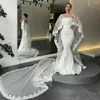 Involucri da donna Scialle lungo Appliques Moda da sposa Top da donna Avvolgere Scialli da sera per feste Mantella Giacca Coprispalle Accessori da sposa