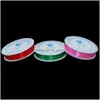 Other Wholesale 10 Colorf 12 M Rubber Elastic Thread 0.6 0.8 1Mm Crystal String Beads Line Beaded Beading Wire Diy For Jewel Dhgarden Dhrdw