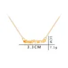 Best Friends Letter Gold Pendant Necklace Designer Woman Alloy Silver Plated Necklaces Pendants With Chain for Women Jewelry Chokers Fashion Accessories Gift