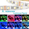 LED Strips 5050 SMD 5M 600LEDs RGB Flexible LED Strip Rope Tape Lights 120LEDs/M Tube Waterproof Light 12V for Wedding Party Holiday Outdoor Lighting Oemled