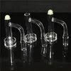 Torre de controle de narguilé Auto Spinner Terp Slurper Quartz Banger Nail Borda chanfrada Pregos de quartzo com pilar de tampa de vidro para Dab Rig Bong 10m 14mm 18mm Joint