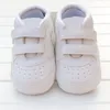 Spädbarns småbarnskor rand blommor spjälsäng skor mjuk sula barnflickor baby första vandrare skor prewalker200b