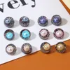 10MM klare Harz Runde lose Perlen rosa blau lila Perle Sternenhimmel Treibsand Charms für Schmuck DIY machen Ohrring Haarnadel Zubehör Großhandel