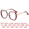 Sunglasses Fashion Myopia Glasses Ultralight Prescription Eyeglasses Frame Women&Men Computer Anti-Blue Light Optical NXSunglasses