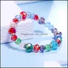 Beaded Strands Korean Version Of The Beaded Crystal Bracelet Simple Temperament Wild Girl Jewelry Online Shop Small Gift Wholesale Dhsvw