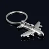 Schlüsselringe Neuankömmling Neuheit Souvenir Metall Flugzeug Schlüsselkette Kreative Geschenke Schlüsselring Schmuck aus Edelstahl -Autos Schlüsselketten