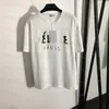 Camiseta estampada para mujer, camisetas de algodón a la moda de París, camisetas informales frescas de estilo callejero 312P