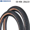 S INNOVA 20 pouces 20x2.0 20x1.75 50-406 rétro bord marron pneu de vélo pliant grosse pomme pour pièce de vélo P8 IA-2128 0213