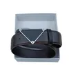 Cinturón de cuero para hombre y mujer, cinturones de diseñador, cinturón ancho de 3,8 cm, incluye caja de tamaño 105-125CM