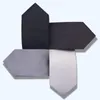 Bow Ties 2023 Fashion Men Business Casual 8cm Solid Color Silk Tie Wedding For Designers Brand With Gift Box
