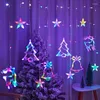 Strings Christmas Led String Lights 220V Outdoor Xmas Party Decoration Holiday voor binnenshuis gordijnkapamber