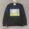 Sorto de moletom personalizado masculino Mulheres Crewneck Impressão de algodão Carta de algodão gráfico de excelente qualidade designer de luxo ucci capuz sweate tamanho asiático