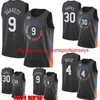 Maillot de basket-ball RJ 9 Barrett Julius 30 Randle Derrick 4 Rose, noir, nouveau, 2021