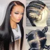 Human Chignons 360 Lace Frontal Hair Pre Plucked Brazilian Bone Straight 13x4 HD s For Women Glueless 230214